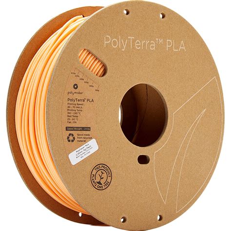 Polymaker Mm Polyterra Pla Filament Kg Peach Pm B H