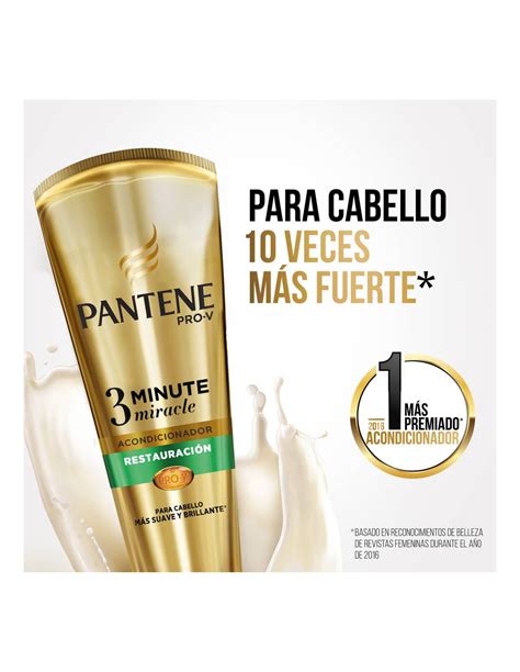 Pantene Pro V Restauración Shampoo 200 Ml 3 Minute Miracle