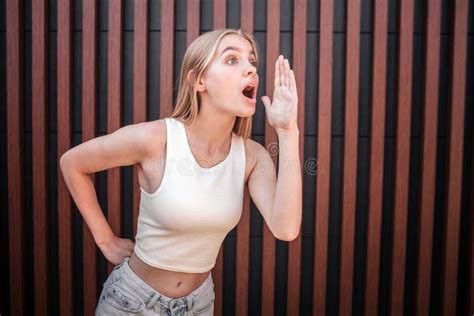 Gorgeous Blonde Hipster Hand Hips Stock Photos Free Royalty Free