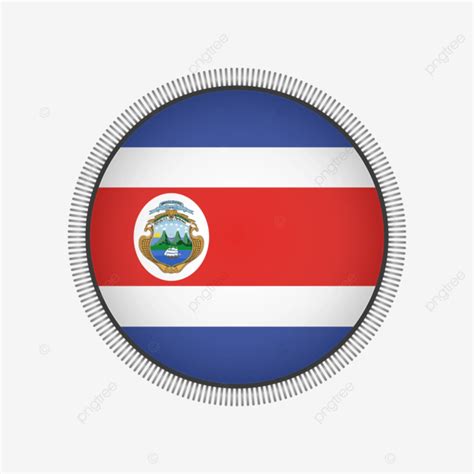 Costa Rica Flag Vector Costa Rica Flag Costa Rica Watercolor Flag