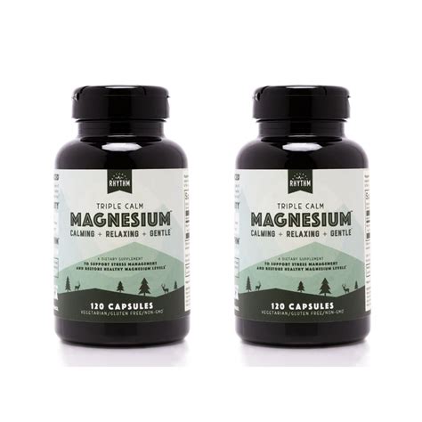 Natural Rhythm Triple Calm Magnesium Pack Unique Blend Mg