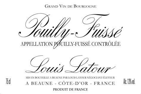 Louis Latour Pouilly-Fuisse 2019 | Wine.com