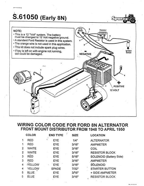 Ford Tractor Volt Wiring Diagram Ford Tractor Ignitio