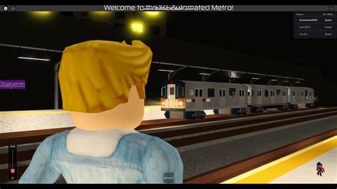 Roblox The Irt Automated Metro R A Local Train Enters And