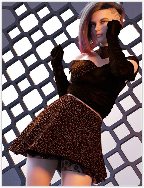 Texture Add On For Dforce Chic Party Fashion Outfit Daz 3d