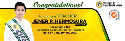 January 2022 Licensure Examination For Teachers University Of Santo Tomas Legazpi