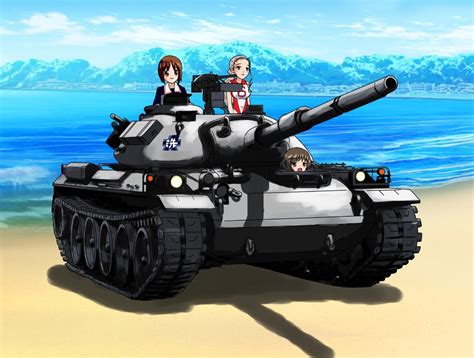 Nishizumi Miho Akiyama Yukari And Sasaki Akebi Girls Und Panzer