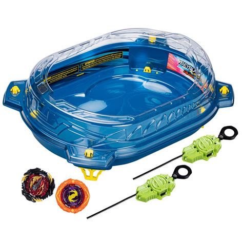 Beyblade Burst Quadstrike Thunder Edge Battle Set With Beystadium