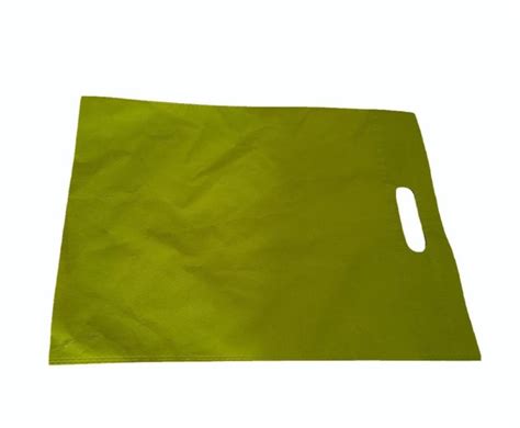 Green D Cut Non Woven Bag At Rs 180 Kg Non Woven D Cut Bag In