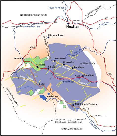 North Pennines Map