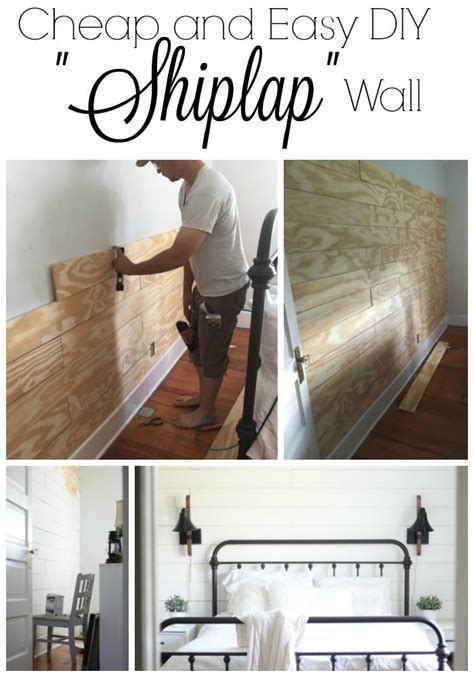 Diy Shiplap Wall Australia Easy Diy Shiplap Wall Table And Hearth Shiplap Wall Diy Wood Plank