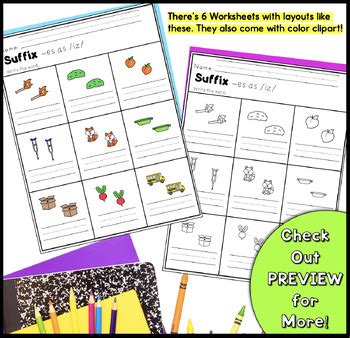 Suffix S Es S Z Iz Worksheets Game Fluency Reading Phonics