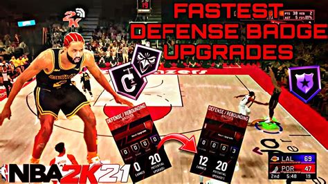 Fastest Defensive Badge Upgrade Method On Nba K How To Get The