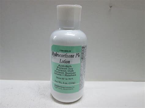 Hydrocortisone 1 Percent Maximum Strength Anti Itch Poison Ivy Lotion