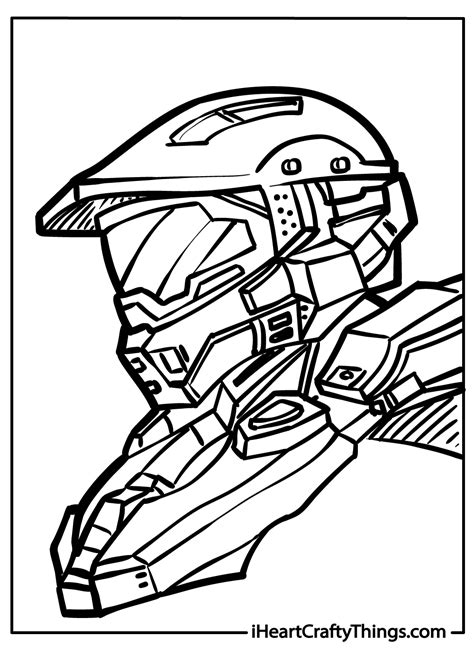 Halo Printable Coloring Pages Clearance Aria Database