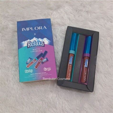 Implora X Relaxa Matte Lipcream Lazada Indonesia