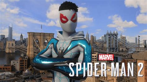 Marvels Spider Man 2 Ps5 Evolved Suit Free Roam Gameplay Hdr