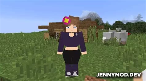 Minecraft рескины девушек из Jenny Mod