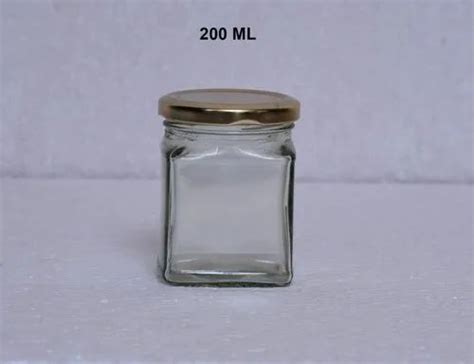 Tin 200 Ml Itc Square Glass Jar At Rs 8 Piece In Firozabad ID