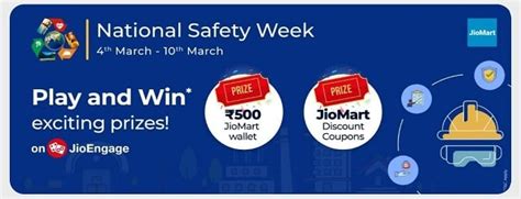 Jio National Safety Week Quiz Answer Win Rs 500 10 Mar