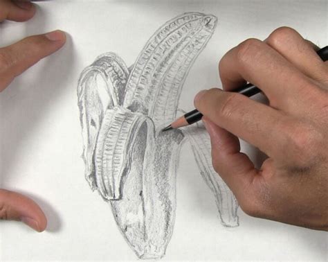 How To Draw A Peeled Banana Lets Draw Today