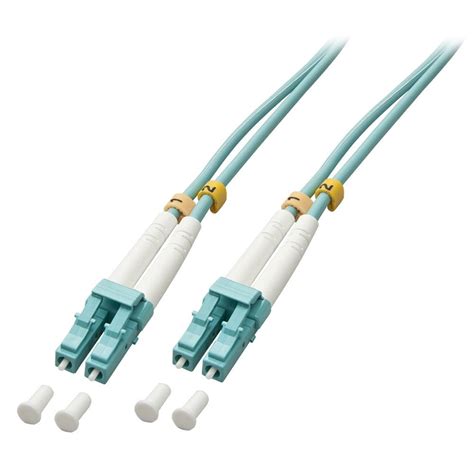 3m Lc Lc Om3 50125 Fibre Optic Patch Cable From Lindy Uk