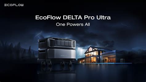 Ecoflow Delta Pro Ultra Hybrid Batteriegenerator Mit Bis Zu Kwh