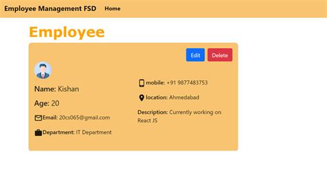 GitHub KishanPrajapati15 Employee Management React JS Project This