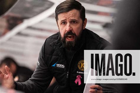 Kalmars Coach Viktor Tuurala During The Ice Hockey Match In