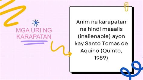 Mga Uri Ng Karapatan At Ang Mga Kaakibat Na Tungkulin Pptx