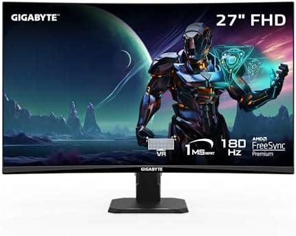 Amazon Gigabyte G Qc Hz P Curved Gaming Monitor