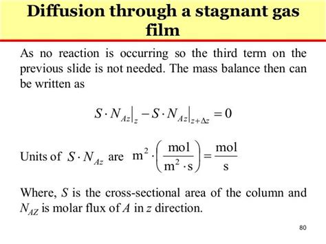 Transport Phenomena Mass Transfer 31 Jul 2016