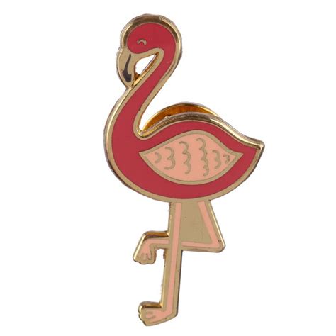 Flamingo Zooniverse Design Enamel Pin Badge T Envy