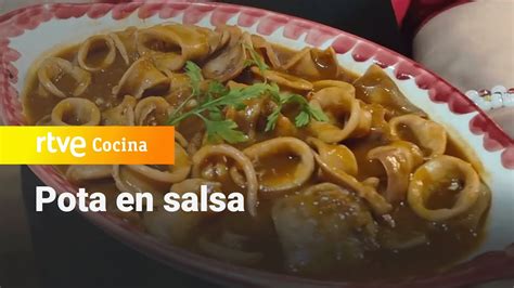 Receta Para Guisar Una Estupenda Pota En Salsa La Cocina De Adora