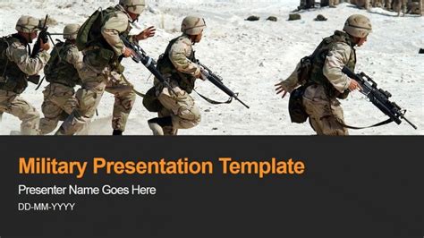 Military Army Armed Forces PowerPoint Background - SlideModel