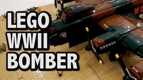 LEGO WWII Avro Lancaster Bomber | Brickfete Toronto 2016 - YouTube