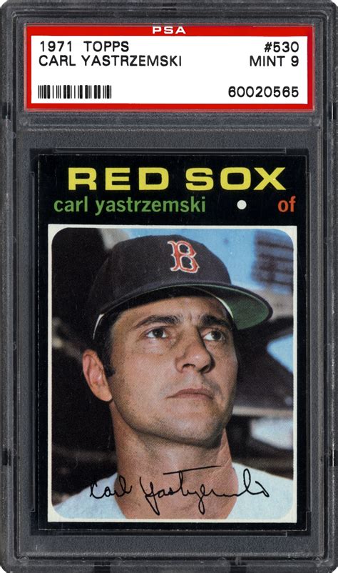 1971 Topps Carl Yastrzemski PSA CardFacts