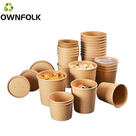 China Customized Kraft Paper Bowls For Food Suppliers Factory Wholesale Price Wanlifu