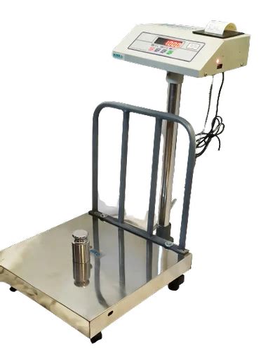 Delmer Platform Weighing Scale With Inbuilt Printer Ticket And Label At Rs 29999 00 Id