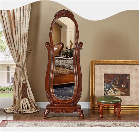 Wooden Floor Length Mirror Floor Roma