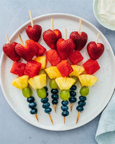 Fruit Skewers – A Couple Cooks