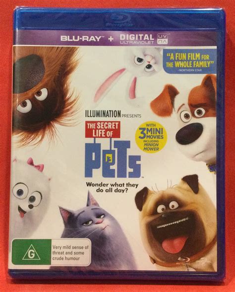 SECRET LIFE OF PETS, THE - BLU-RAY - DVD (SEALED) – dixonrecycled