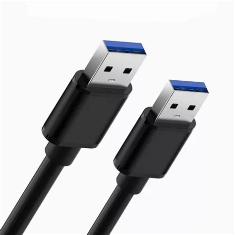 Cable De Extensión De Empalme Usb 30 Macho X Macho De 15 Metros Color Negro Mercadolibre