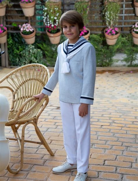 Traje Marinero Contraste Amalio Rubio Pureza Ceremonia