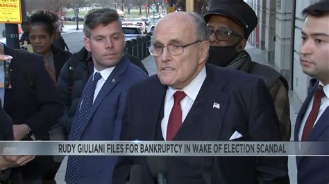 Rudy Giuliani Files For Bankruptcy In Wake Of Election Scandal Youtube