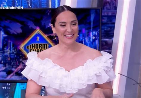 El Hormiguero Tamara Falcó carga contra las diseñadoras del vestido de