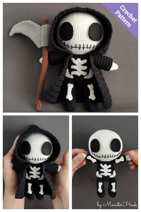 Halloween Grim Reaper Amigurumi Crochet Pattern Cool Creativities