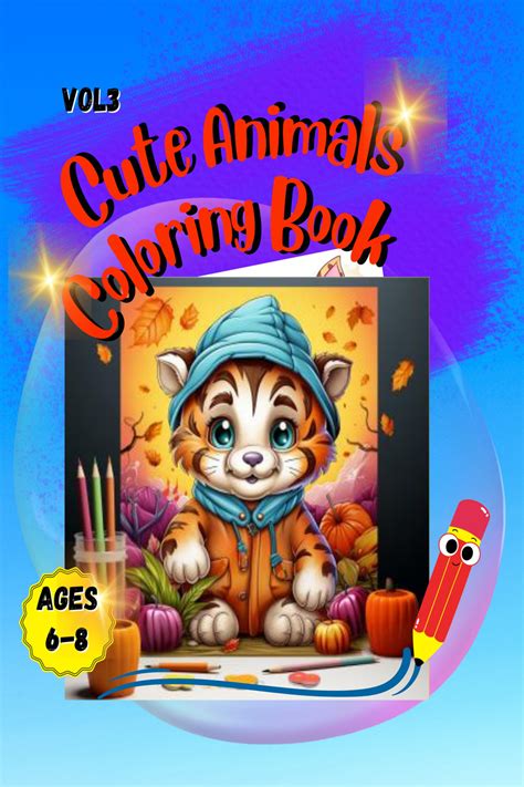 Cute Animals Coloring Book vol.3