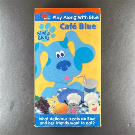 Blues Clues Cafe Blue Vhs Nickelodeon Math Restaurant Vocabulary