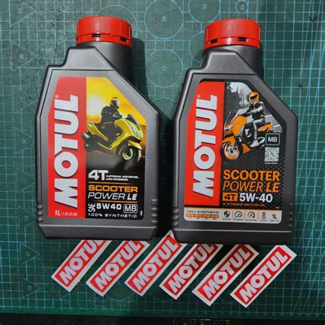 MOTUL Scooter Power LE 5w 40 100 FULLY SYNTHETIC Shopee Philippines